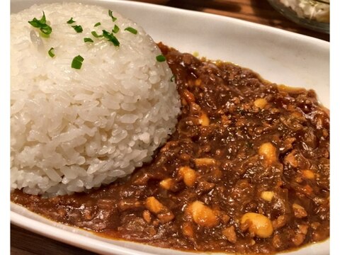 大豆入りキーマカレー